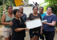 Más calles iluminadas y seguras para las familias de Cosoleacaque