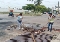 Intensifica Gobierno de Coatzacoalcos desazolve y limpieza para prevenir inundaciones