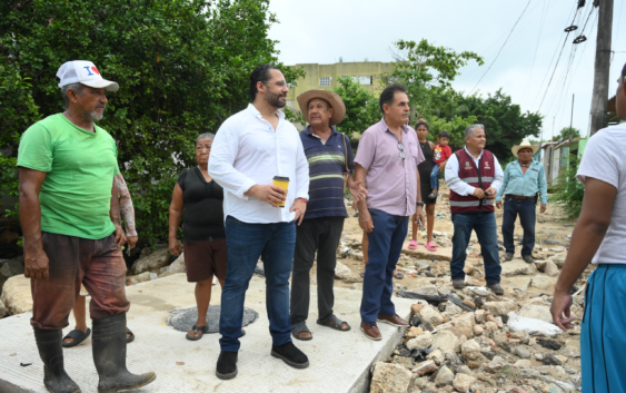Llevará Pedro Miguel Rosaldo fresado a todas las zonas bajas no regularizadas de Coatzacoalcos