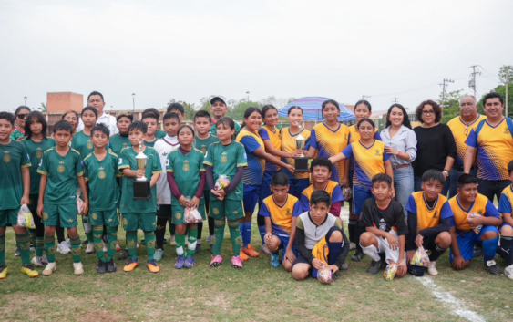 Promueve Gobierno Municipal de Cosoleacaque el desarrollo integral de la niñez mediante el deporte