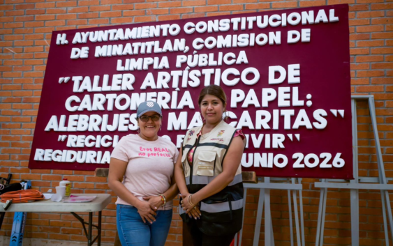 Minatitlán impulsa el reciclaje por medio de la creatividad