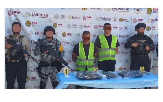 Cateo en Tlacotepec deja a 2 detenidos y diversos indicios asegurados