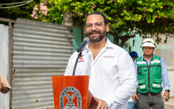 “Ya es hora de que la zona baja empiece a vivir con calidad”: arranca Pedro Miguel Rosaldo primera obra de su gobierno