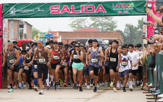 400 corredores hicieron latir a Cosoleacaque con esfuerzo y pasión