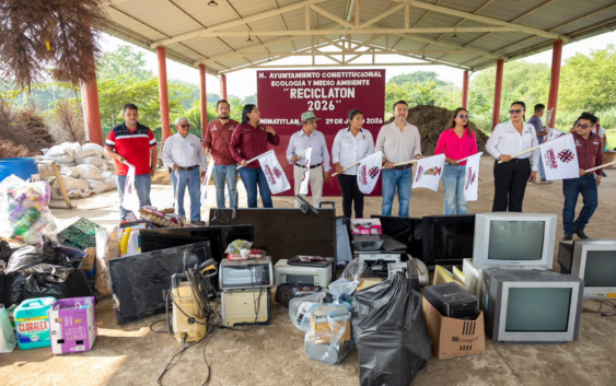 Minatitlán recibe el Reciclatón Ecofest 2026 “Región Olmeca”