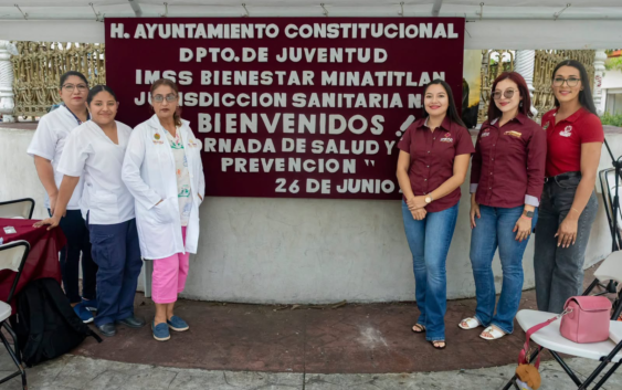 Minatitlán impulsa acciones de salud y prevención