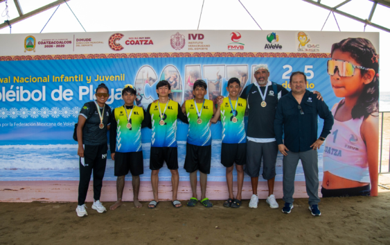 Concluye con gran éxito Festival Nacional Infantil y Juvenil de Voleibol de Playa en Coatzacoalcos