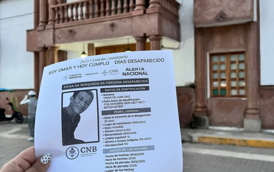 A un mes de la desaparición de Omar de Luna, su familia denuncia lentitud en las investigaciones y pide mayor apoyo de las autoridades