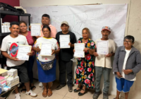 Seis familias reciben derechos de posesión de sus nuevos terrenos en Los Almendros