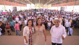 Diputada Naomi Santos rinde cuentas al distrito de Minatitlán