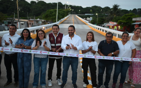Pedro Miguel Rosaldo reabre el Puente de la Avenida Uno tras su rehabilitación integral