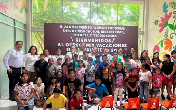 Minatitlán da inicio a los cursos “Mis Vacaciones en la Biblioteca”