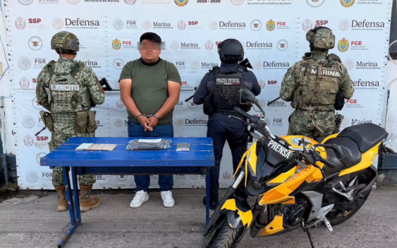 Cae pseudo reportero con cristal en Poza Rica