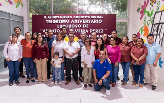 Gobierno de Minatitlán honra la memoria de Viriato Da Silveira Pérez