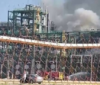 PEMEX confirma incendio en la Refinería Olmeca de Dos Bocas, Tabasco