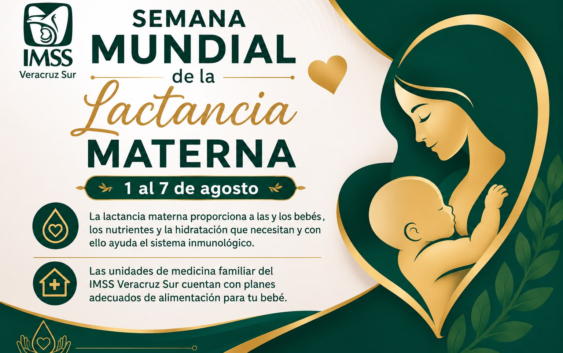 Promueve IMSS Veracruz Surla Lactancia Materna